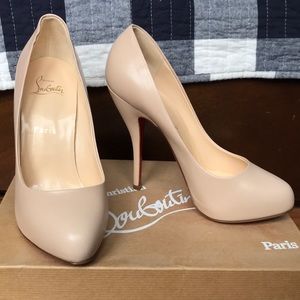 Christian Louboutin FETICHA 120 KID Nude